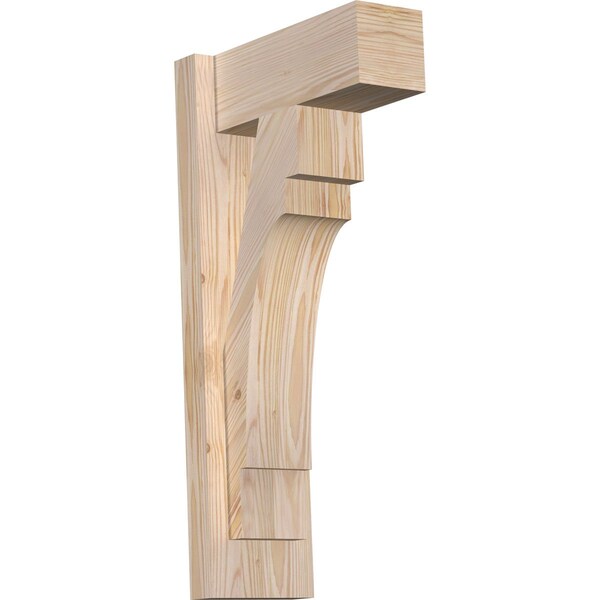 Ekena Millwork Merced Block Smooth Outlooker, Douglas Fir, 5 1/2"W x 12"D x 24"H OUT06X12X24MRC05SDF - main